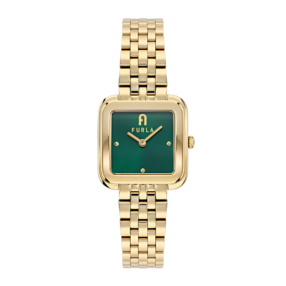 Furla Classic 3-Hand Stainless Steel Band