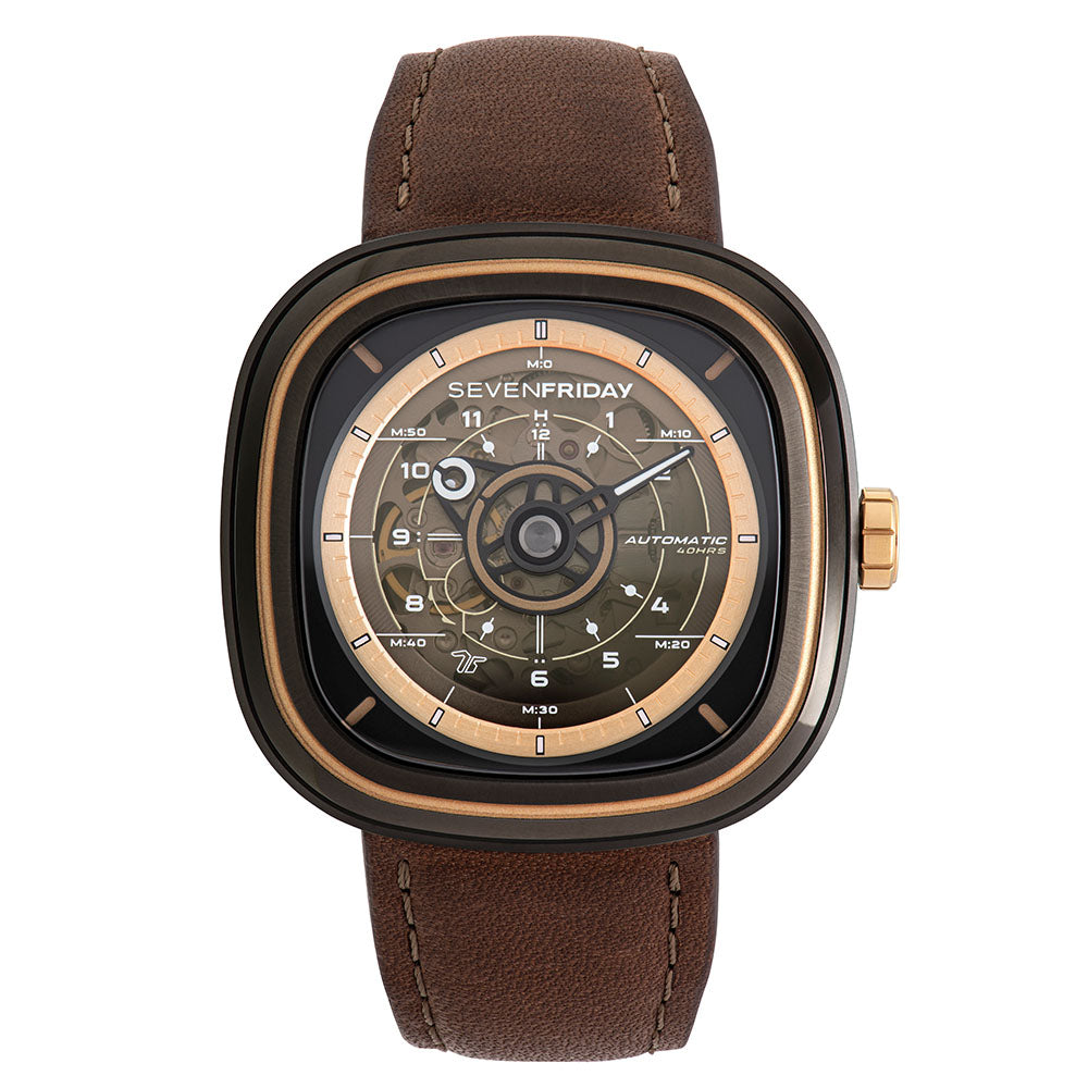 Sevenfriday T Series Automatic 45mm Leather Band – Meridian
