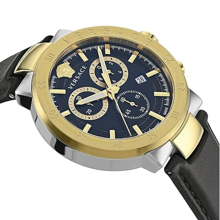 Versace Urban Mystique Chronograph 43mm Leather Band – Meridian