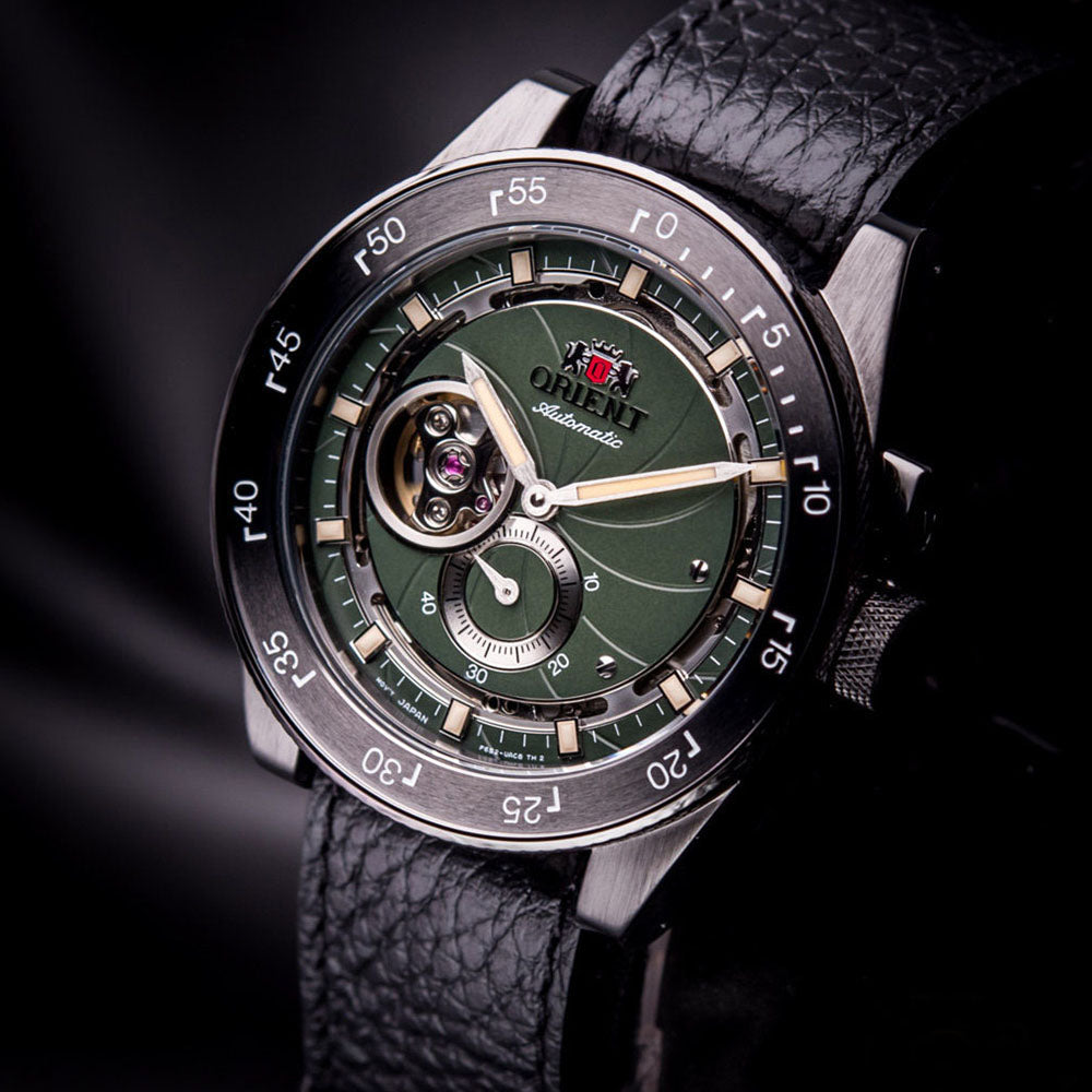 Retro Future Camera Automatic Leather Band – Meridian