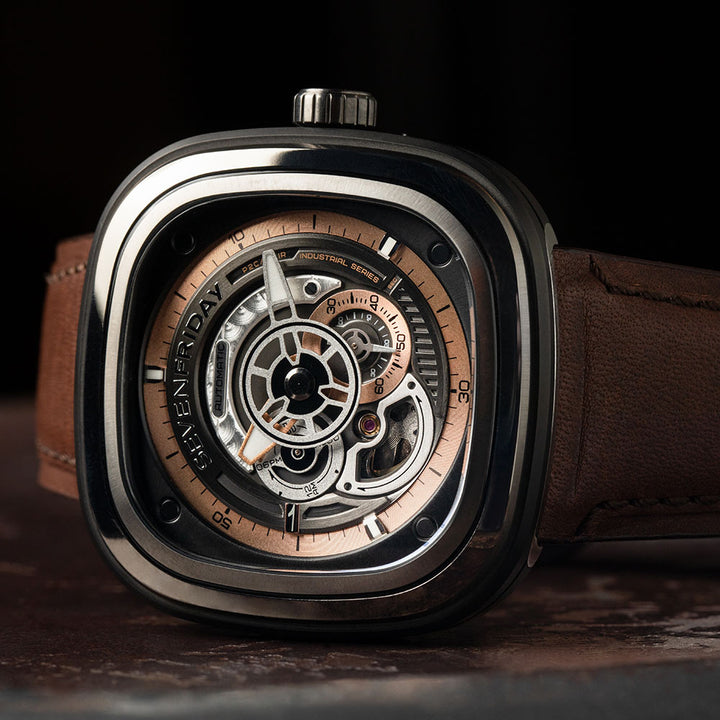Sevenfriday P Series Automatic 47mm Leather Band – Meridian